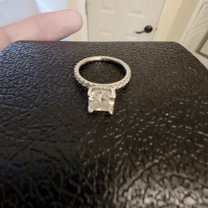 2 carat center and 3.2 Carat total